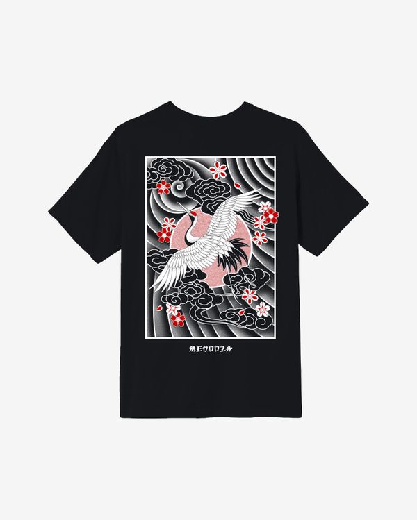 Футболка MEDOOZA Журавль Черный - фото 2