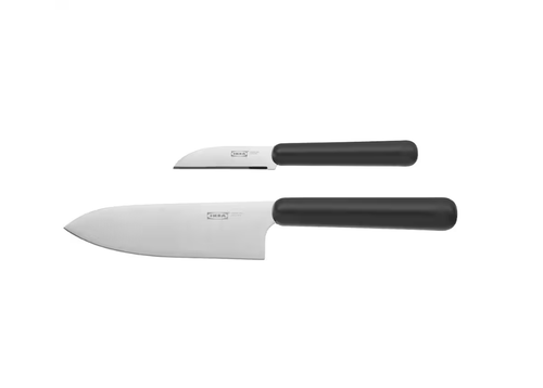 ФОРДУББЛА FORDUBBLA Набор ножей 2 шт, черный