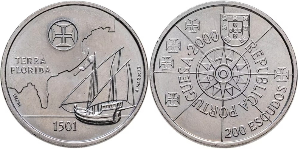 Португалия 200 эскудо, 2000 Флорида
