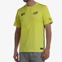Мужское теннисное поло Bullpadel Limbo T-Shirt Men - Yellow, Black