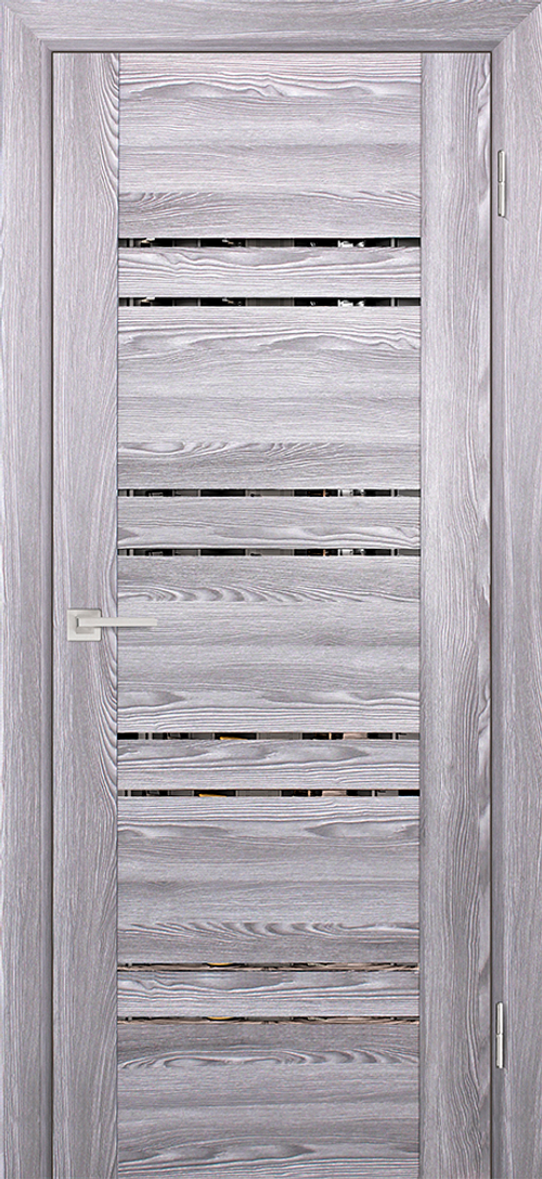 Дверь PSK-1 / Цвет Ривьера грей / Зеркало тонированное / Двери PROFILO PORTE