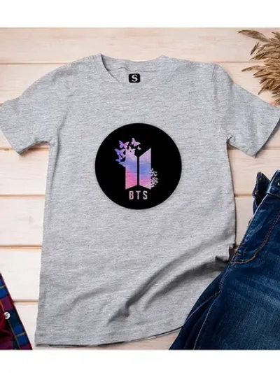 Футболка женская/с принтом BTS/оверсайз/BTS одежда