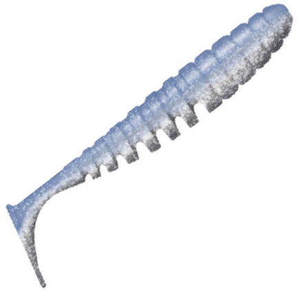 Приманка ZUB-SHAD 120мм(4,7")-5шт, (Цвет 406) голубой верх - перламутр низ