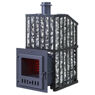 Банная печь Гефест - Ураган ЗК30М с закрытой каменкой