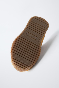 ZARA СПОРТИВНЫЕ КРОССОВКИ В СТИЛЕ РЕТРО, КОРИЧНЕВЫЙ