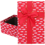 Коробка подарочная «Зимняя радость» 19*12*6,5 см, Красный