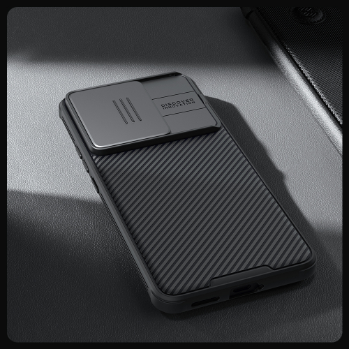 Усиленный чехол от Nillkin с сдвижной шторкой для камеры для Xiaomi Redmi Turbo 3 и Poco F6, серия CamShield Pro