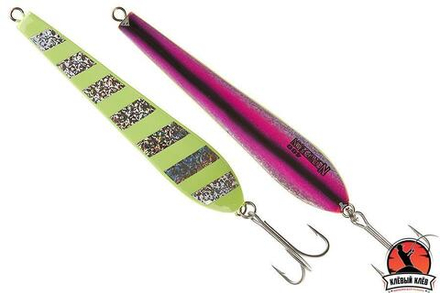 Пилькер ASARI Norwegian 400гр #04 Silver pink (Lumo Zebra)