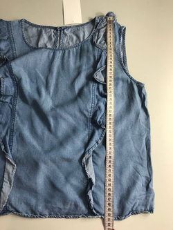 Топ джинсовый, визуально на 44 размер