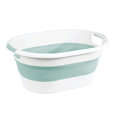 Таз ФЛЕКС 25 л овальный складной с ручками, материал- полипропилен, ТЭП М2517