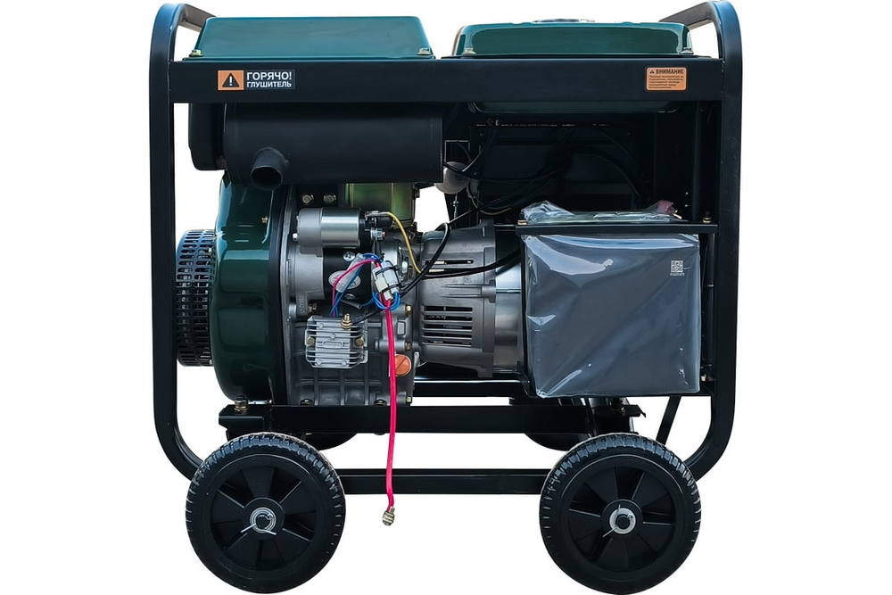 Дизельный генератор STEM Techno s6500de (6,5кв, электростартер, дисплей, подогрев) ГЕН019