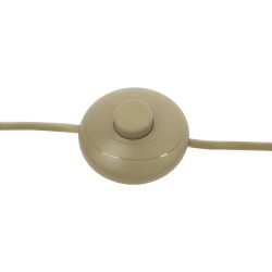 Citilux Базель CL407931T Торшер бронза со столиком и бежевым абажуром