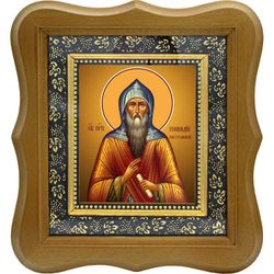 Геннадий Костромской, Любимоградский преподобный. Икона на холсте.