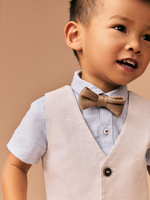 Комплект из четырех предметов для мальчика Next E51-029, Бежевый, Голубой