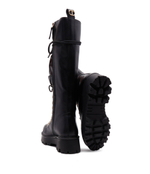 Кожаные офицерские сапоги TWINSET - черный(232TCT122)