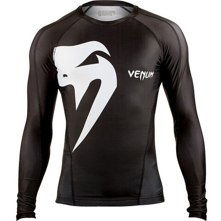 Рашгард Venum Giant rashguard - Long sleeves - Black