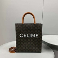 Celine Small Cabas Vertical In Triomphe Canvas