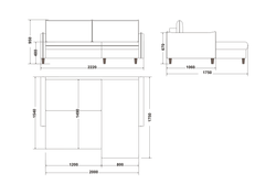 Диван угловой "Мальме" , Новый Век, г. Екатеринбург