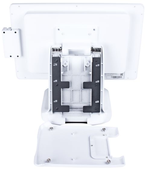 Сенсорный моноблок POScenter Atlas (15.6&quot;, PCAP, J4125, RAM 8Gb,SSD M2 128Gb,MSR)стенд NS, без ОС, БЕЛЫЙ