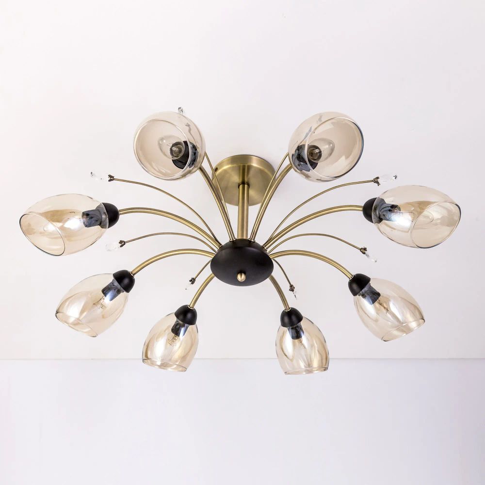 Citilux Комета CL108185 Люстра потолочная Бронза Венге