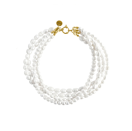 Колье Tres Pearl