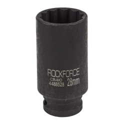 Головка ударная глубокая 28мм (12гр.), 1/2'' RockForce RF-4488528