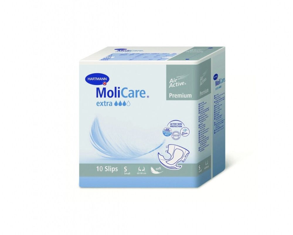MoliCare Premium extra soft, воздухопроницаемые подгузники, размер M, 30 шт