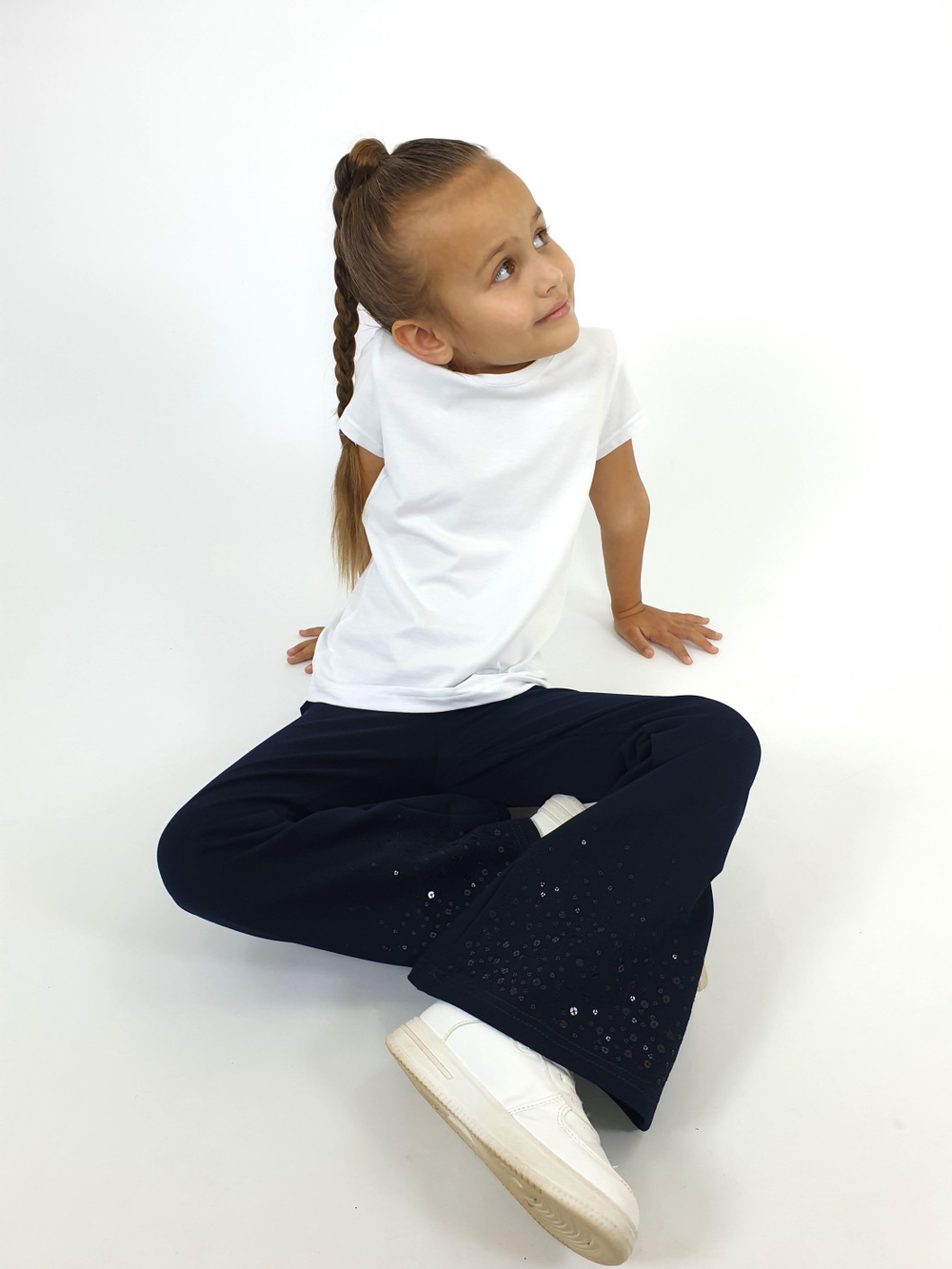 17-17-6 Брюки для девочки Luneva