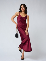 Платье-комбинация на тонких бретелях