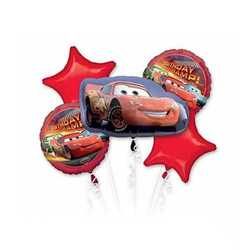 Композиция из воздушных шаров "Тачки"