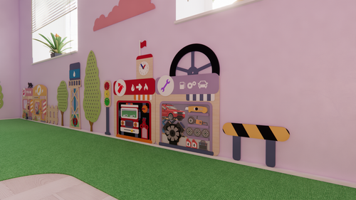 Набор декоративно-развивающих панелей «Миниград»