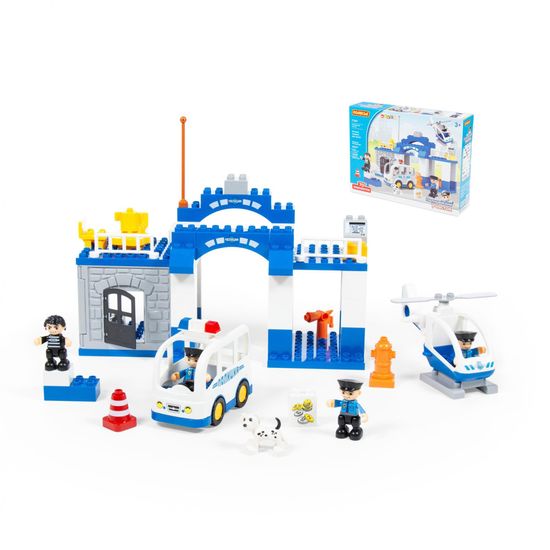 Конструктор "Макси" - "Полицейский участок" (70 элементов) (в коробке), Артикул: 77547