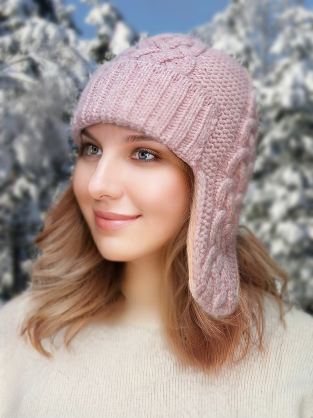 Шапка ушанка АЙС (Флис)