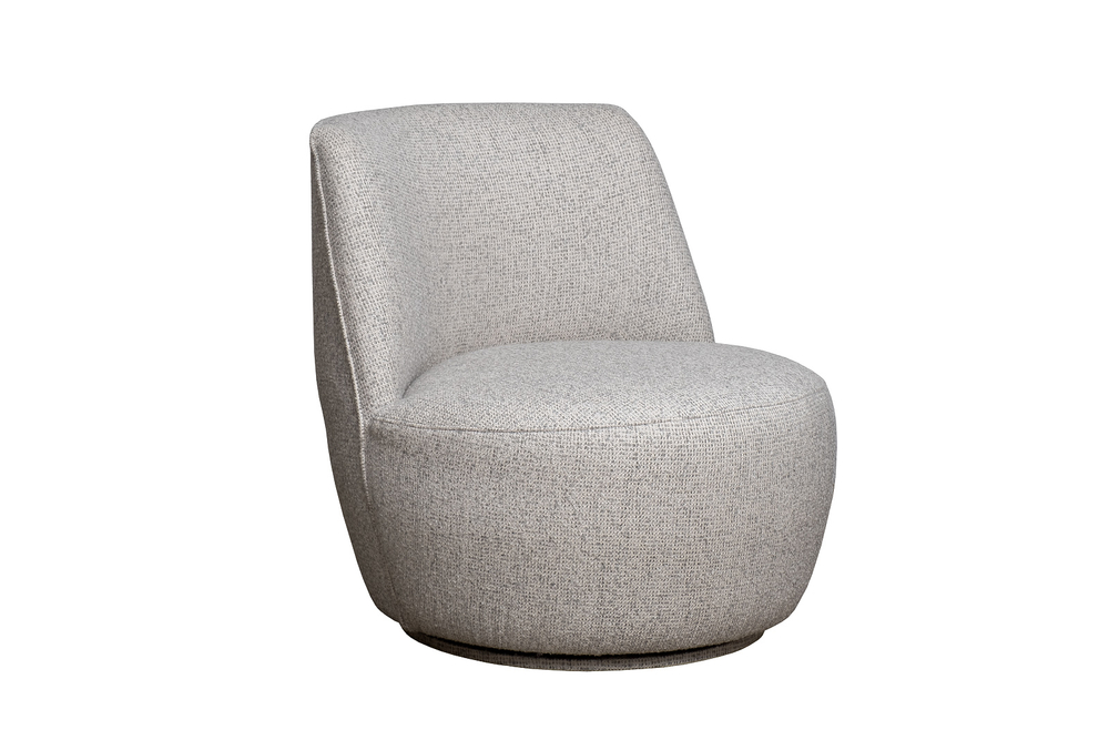 Кресло Риволи(GD/Rivoli) поворотное рогожка св.бежевое Santo1902-SECRU 73x80x74см Garda Decor