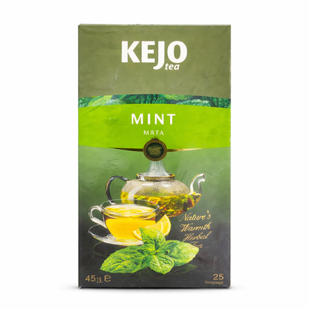 Чай черный Kejo Mint с мятой 25 пакетиков