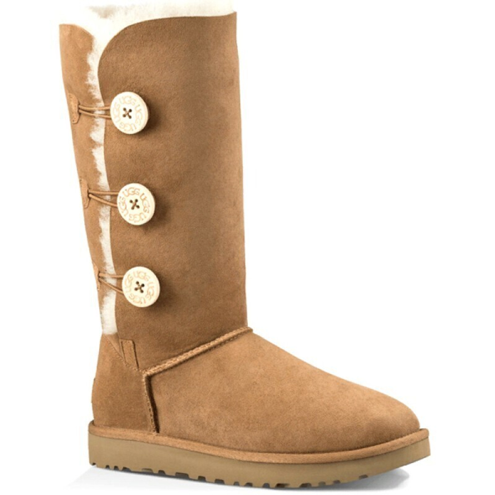Угги Bailey Button Triplet Chestnut II