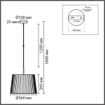 Подвесной светильник LUMION TUNE 8302/1
