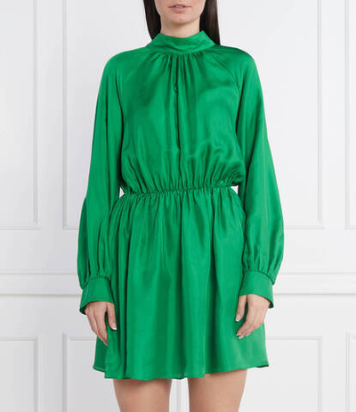 шелковое платье ebbali Sams\u00f8e Sams\u00f8e - зеленый(F22400163)