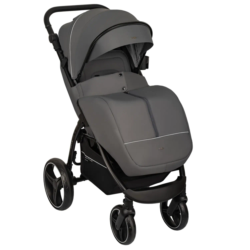 Коляска прогулочная Indigo Epica XL'2025 (тёмно-серый)