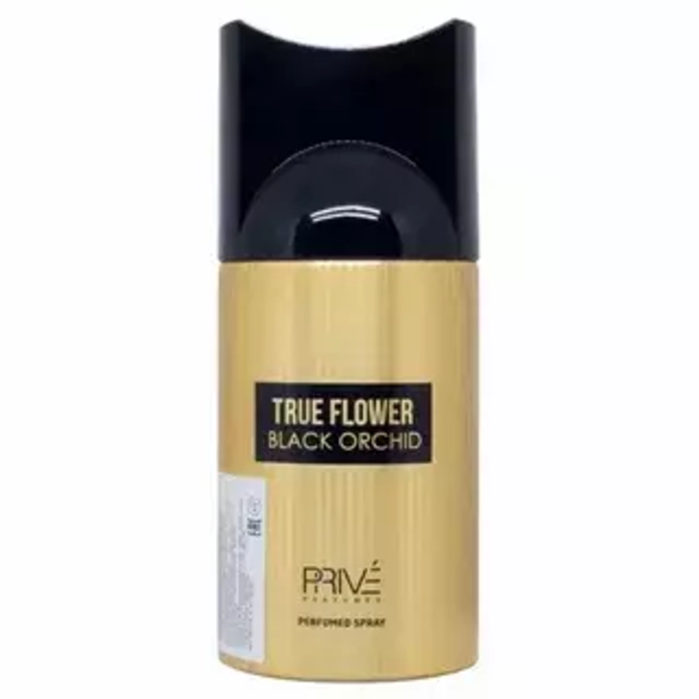 Prive Дезодорант-спрей unisex TRUE FLOWER BLACK ORCHID/  TOM FORD - BLACK ORCHID 250мл*12