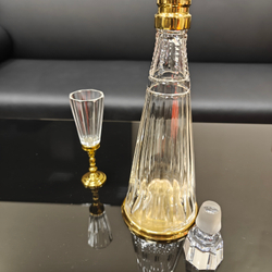 Набор из хрусталя c золотым декором "Эгоист"