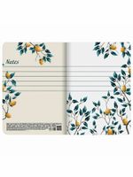 Тетрадь 40 л. в клетку обложка SoftTouch, бежевая бумага 70 г/м2, сшивка, А5 (147х210 мм), ЛИМОНЫ, BRAUBERG, 403771