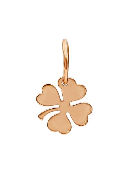 Фото подвески Клевер малый из золота, вид спереди
