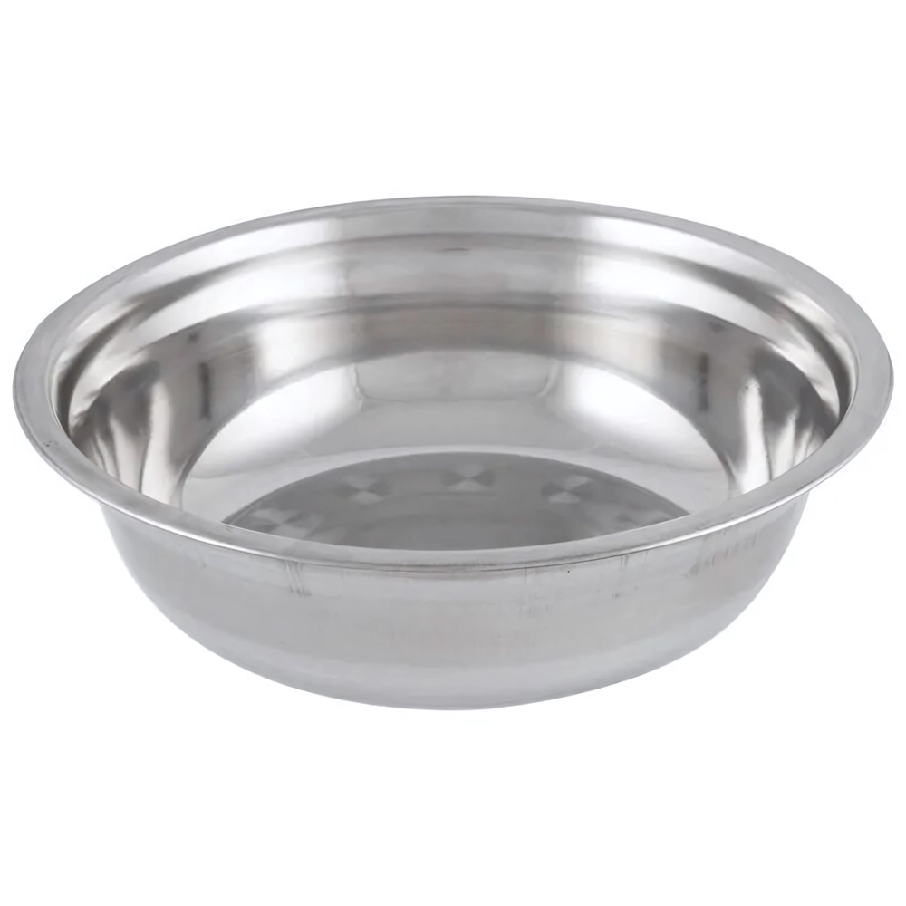 Миска Bowl-23, объем 1,7 л, с расширенными краями, из нерж стали, зеркальная полировка, ди