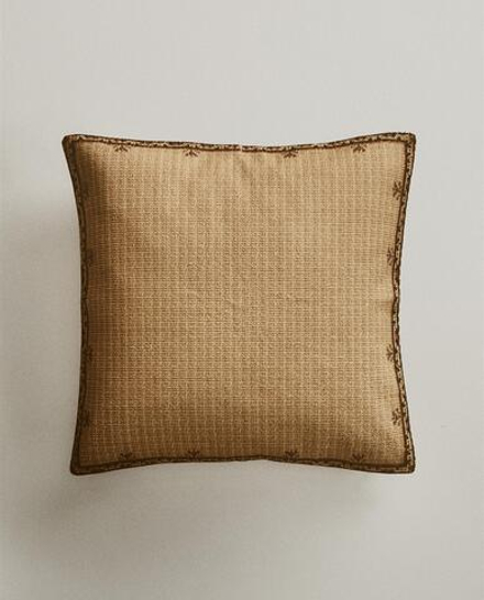Zara Home наволочка декоративная из хлопка, светло-бежевый, 45x45 см · 1172/008