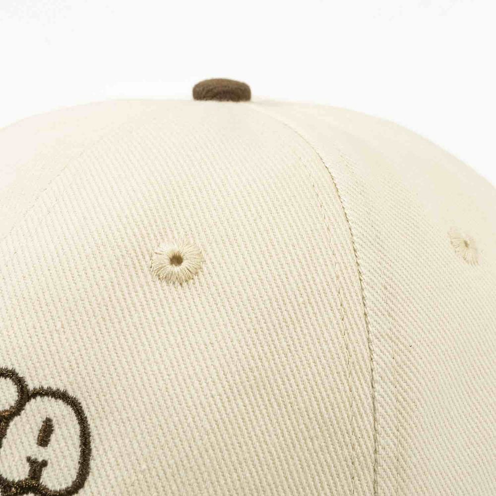 Кепка Ymkashix Logo Face бежевая/зеленая