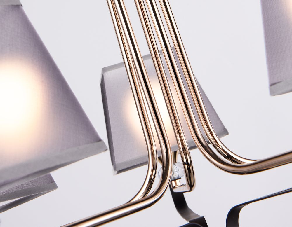 Ambrella Подвесная люстра с абажуром и хрусталем Modern TR4616