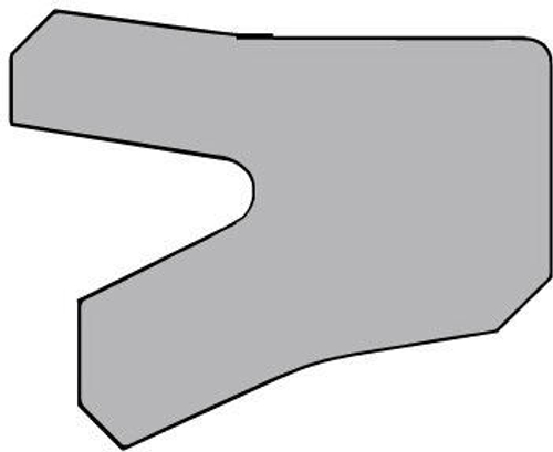 A182-020 PU U-образное штоковое уплотнение 20-30-6,3