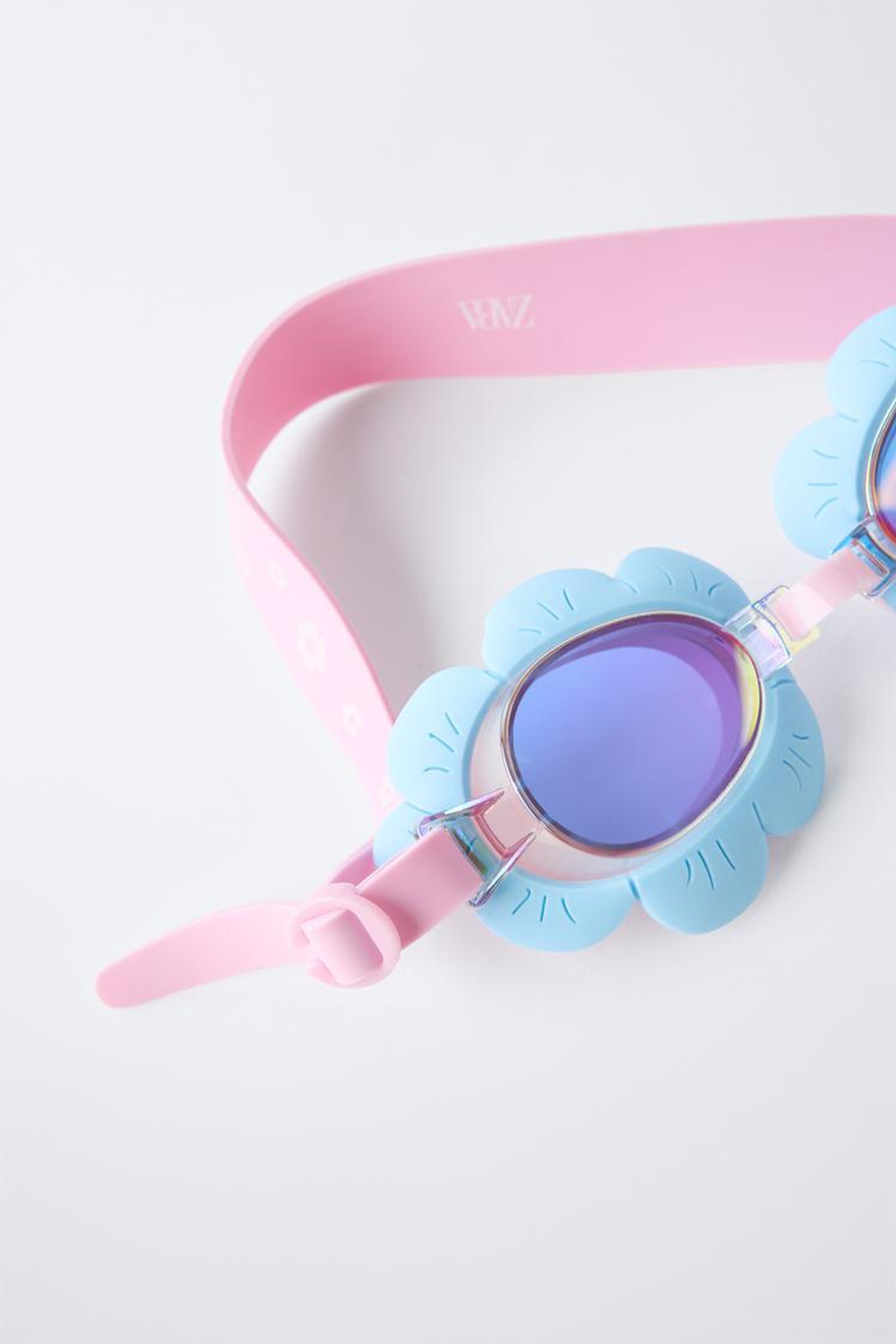 ZARA ОЧКИ ДЛЯ ДАЙВИНГА С ЦВЕТОЧНЫМИ ДЕТАЛЯМИ, РОЗОВЫЙ