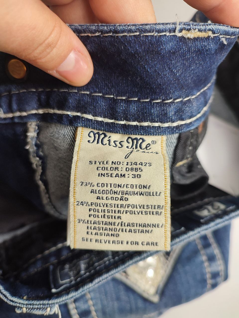 Джинсы Miss Me зауженные 42 размер